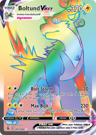 Boltund VMAX 267/264 Sword & Shield Fusion Strike