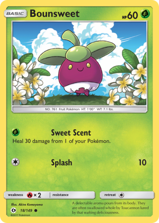 Bounsweet 18/149 Sun & Moon Sun & Moon