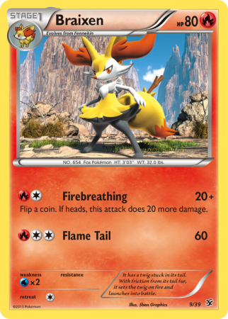 Braixen 9/39 XY Kalos Starter Set