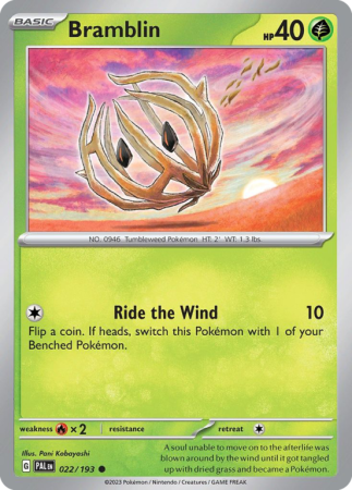 Bramblin 22/193 Scarlet & Violet Paldea Evolved