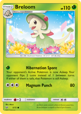 Breloom 5/73 Sun & Moon Shining Legends