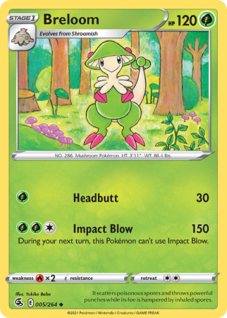 Breloom 5/264 Sword & Shield Fusion Strike