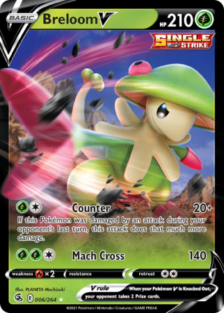 Breloom V 6/264 Sword & Shield Fusion Strike