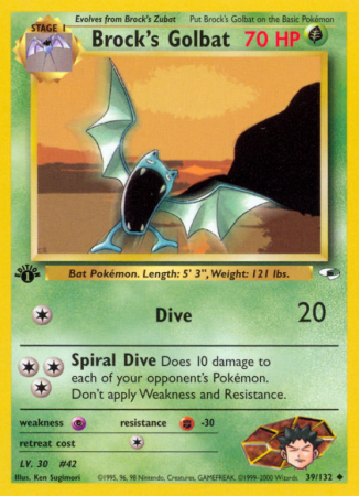 Brock's Golbat 39/132