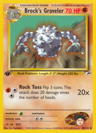 Brock's Graveler 40/132 Gym Gym Heroes