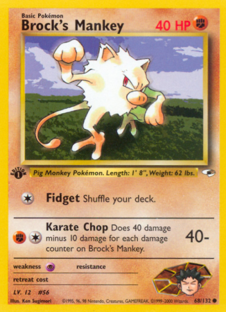 Brock's Mankey 68/132