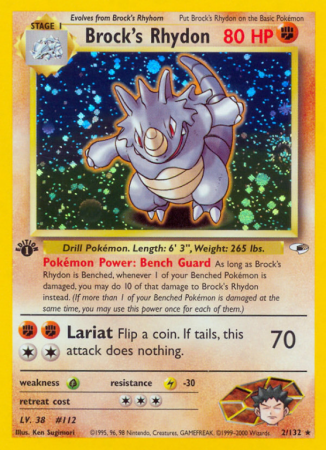 Brock's Rhydon 2/132 Gym Gym Heroes