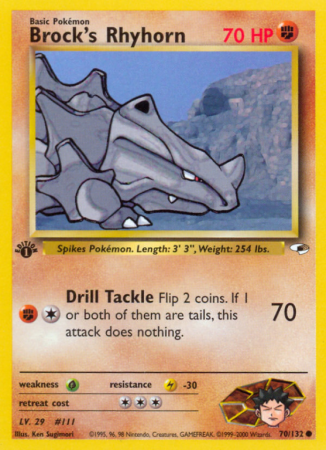 Brock's Rhyhorn 70/132