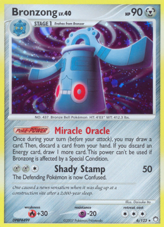 Bronzong 6/123 Diamond & Pearl Mysterious Treasures