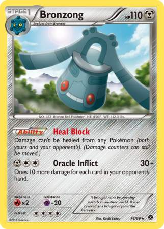 Bronzong 76/99 Black & White Next Destinies