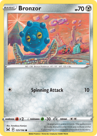 Bronzor 125/196