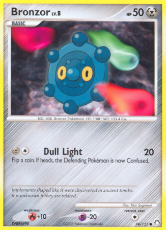 Bronzor 74/123 Diamond & Pearl Mysterious Treasures