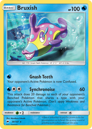 Bruxish 38/147 Sun & Moon Burning Shadows