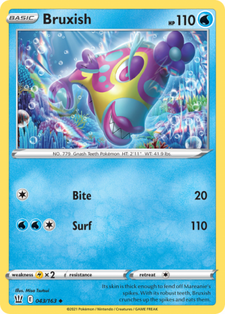 Bruxish 43/163 Sword & Shield Battle Styles