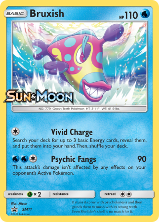 Bruxish SM11/156 Sun & Moon SM Black Star Promos