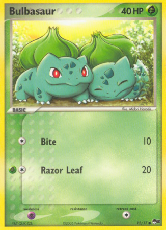 Bulbasaur 12/17 POP POP Series 2