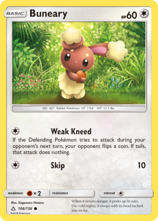 Buneary 106/156 Sun & Moon Ultra Prism