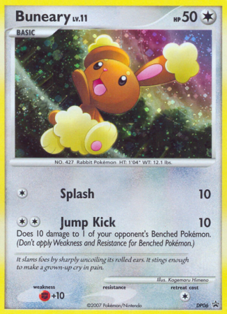 Buneary DP06/56 Diamond & Pearl DP Black Star Promos