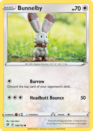 Bunnelby 146/192 Sword & Shield Rebel Clash