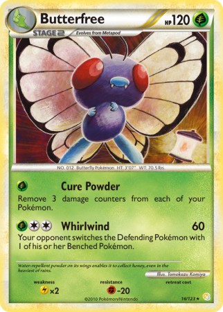 Butterfree 16/123 HeartGold & SoulSilver HeartGold & SoulSilver