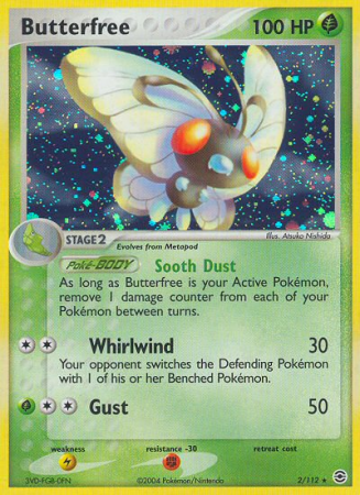 Butterfree 2/112 EX FireRed & LeafGreen