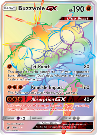 Buzzwole-GX 115/111 Sun & Moon Crimson Invasion