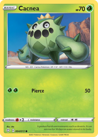 Cacnea 4/72 Sword & Shield Shining Fates