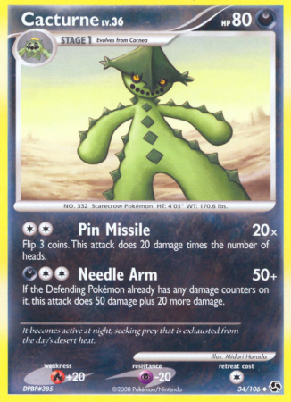 Cacturne 34/106
