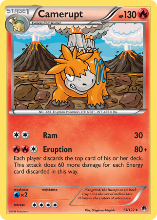 Camerupt 13/122 XY BREAKpoint