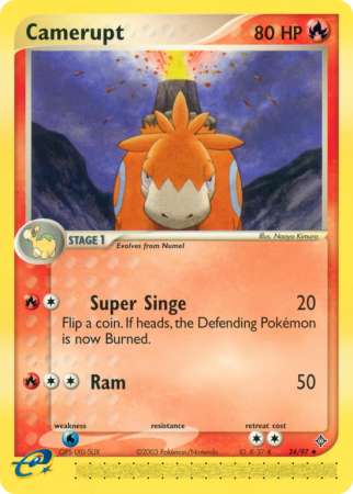 Camerupt 24/97 EX Dragon