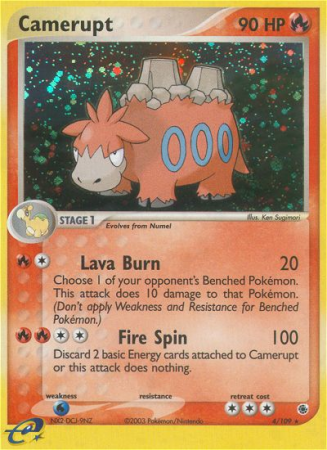 Camerupt 4/109 EX Ruby & Sapphire