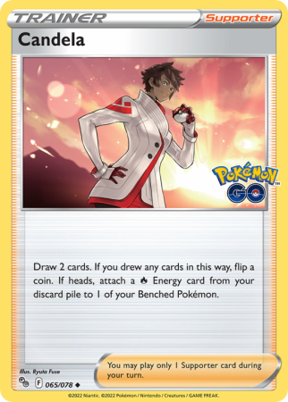 Candela 65/78 Sword & Shield Pokémon GO