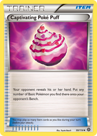 Captivating Poké Puff 99/114 XY Steam Siege
