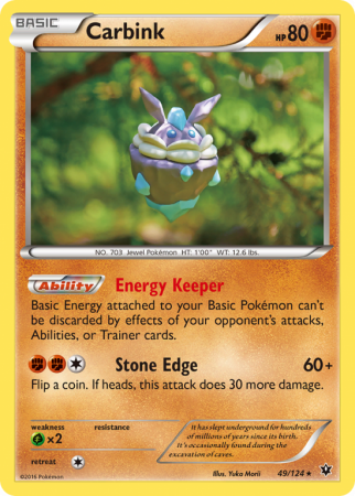Carbink 49/124 XY Fates Collide