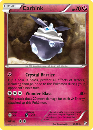 Carbink 68/106 XY Flashfire