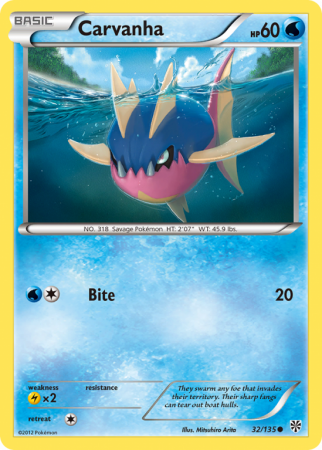 Carvanha 32/135 Black & White Plasma Storm