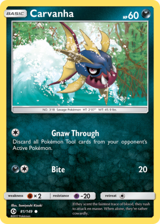 Carvanha 81/149 Sun & Moon Sun & Moon