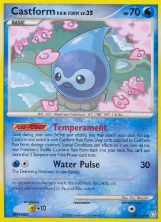 Castform Rain Form 49/146