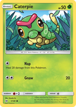 Caterpie 1/149 Sun & Moon Sun & Moon