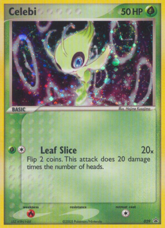 Celebi 29/40 NP Nintendo Black Star Promos