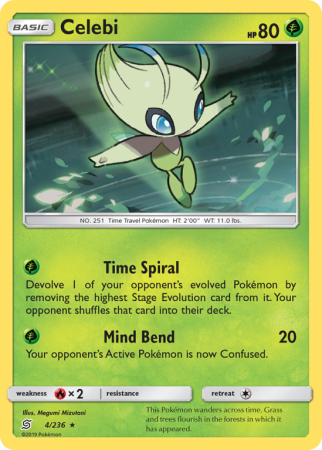 Celebi 4/236 Sun & Moon Unified Minds