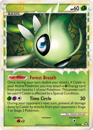 Celebi 92/102 HeartGold & SoulSilver HS—Triumphant
