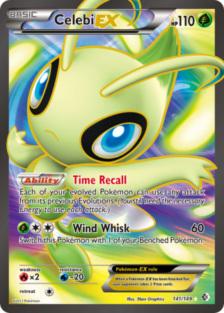 Celebi-EX 141/149 Black & White Boundaries Crossed