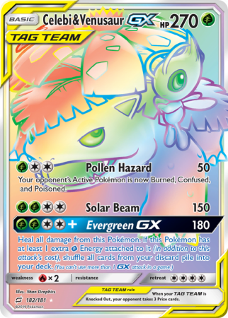 Celebi & Venusaur-GX 182/181