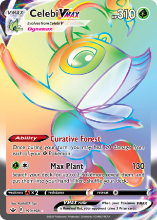Celebi VMAX 199/198 Sword & Shield Chilling Reign