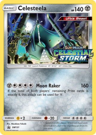Celesteela SM131/156 Sun & Moon SM Black Star Promos