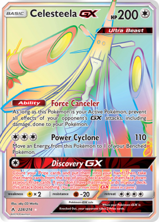 Celesteela-GX 228/214 Sun & Moon Unbroken Bonds