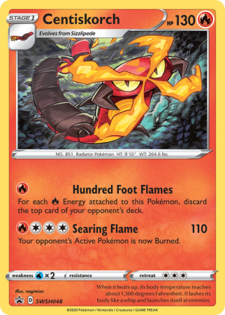 Centiskorch SWSH048/103 Sword & Shield SWSH Black Star Promos