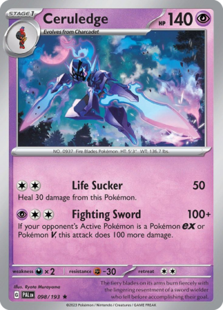Ceruledge 98/193 Scarlet & Violet Paldea Evolved