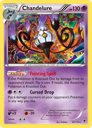 Chandelure 43/119 XY Phantom Forces